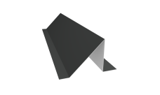 Планка снегозадержания 0,5 Satin Matt RAL 7016 антрацитово-серый (2м)