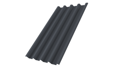 Профнастил Н60R v01 Grand Line 0,7 PE-Double RAL 7024 мокрый асфальт