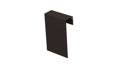 Соединительный профиль фибросайдинга Grand Line 0,5 Satin с пленкой RR 32 темно-коричневый (3м)