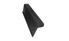 Боковая облегченная черепица левая Braas черный