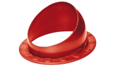 Элемент проходной Krovent Base-VT Seam 125/150 красный