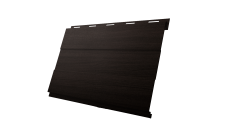 Софит металлический Вертикаль проф Grand Line 0,45 Принт Элит с пленкой Кофейное дерево TwinColor