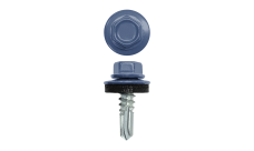 Саморез по металлу 5,5х19 (250шт) сверло №3 RAL 5014