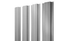 Штакетник Прямоугольный с прямым резом Grand Line 0,45 Drap RAL 7004 сигнальный серый