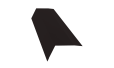 Планка карнизная 100х65 Grand Line 0,5 Satin Matt RAL 9005 черный (2м)