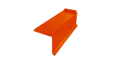 Планка торцевая сегментная 30мм Grand Line Правая 0,45 PE с пленкой RAL 2004 оранжевый