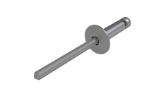 Заклёпка вытяжная Daxmer 4,0х8 (750шт) сталь/сталь RAL 7004