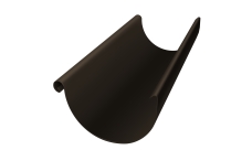 Желоб полукруглый GL PU 150 мм 3 м RR 32 темно-коричневый